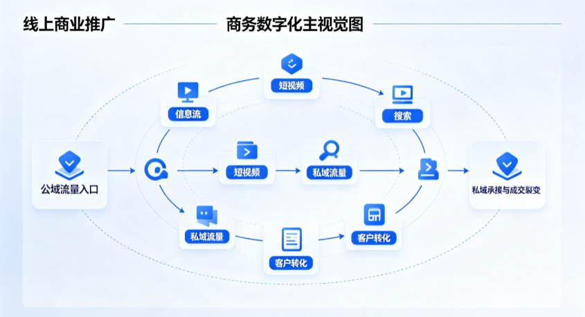 东乌珠穆沁旗线上商业推广怎么做？全域流量闭环搭建与低成本转化实战指南